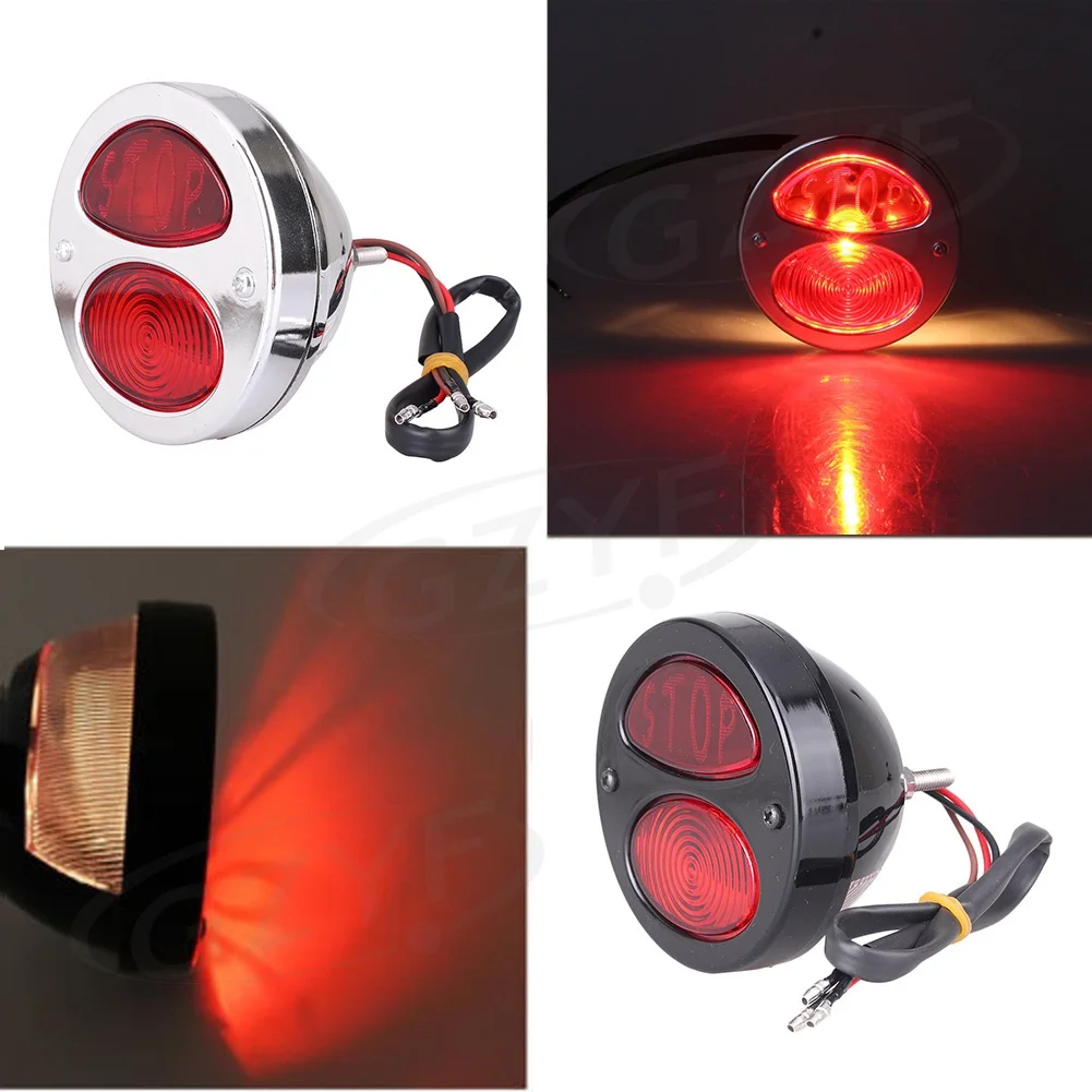 Universal Motorbike Stop Tail Light Taillight for Harley Softail Sportster Chopper Cafe Racer
Universal Motorbike Stop Tail Light Taillight for Harley Softail Sportster Chopper Cafe Racer
