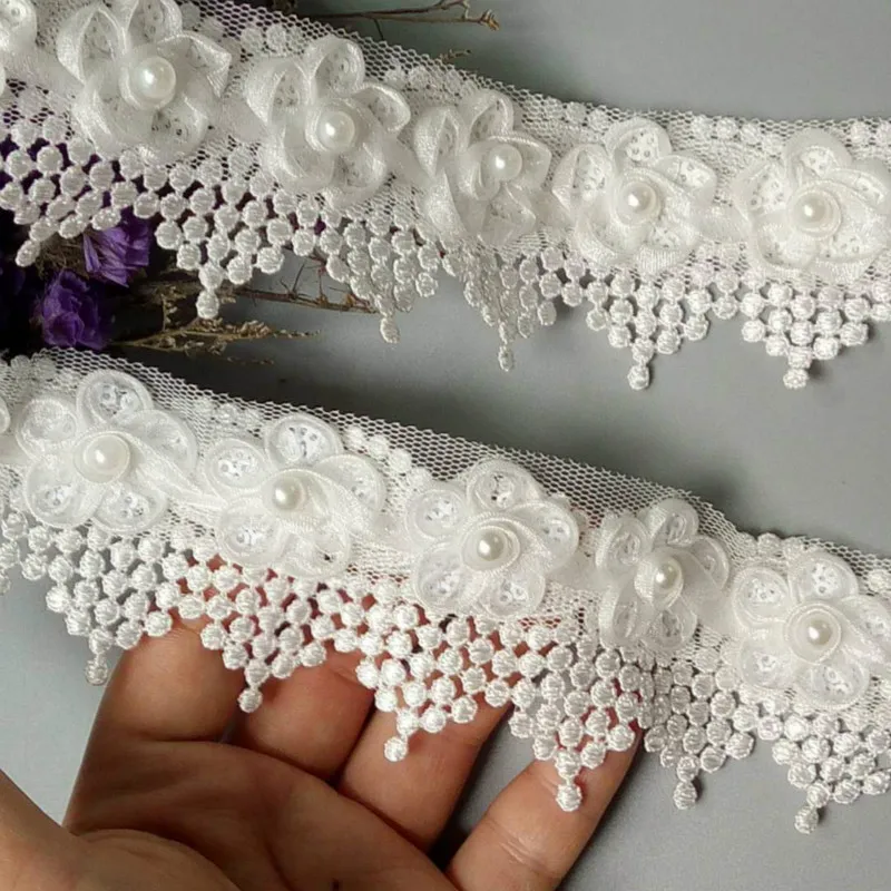 5 Yard White Pearl Tassel Plum Flowers Pearl Lace Trimmings Ribbons Beaded Lace Fabric Embroidered Sewing Wedding Dress New
5 Yard White Pearl Tassel Plum Flowers Pearl Lace Trimmings Ribbons Beaded Lace Fabric Embroidered Sewing Wedding Dress New