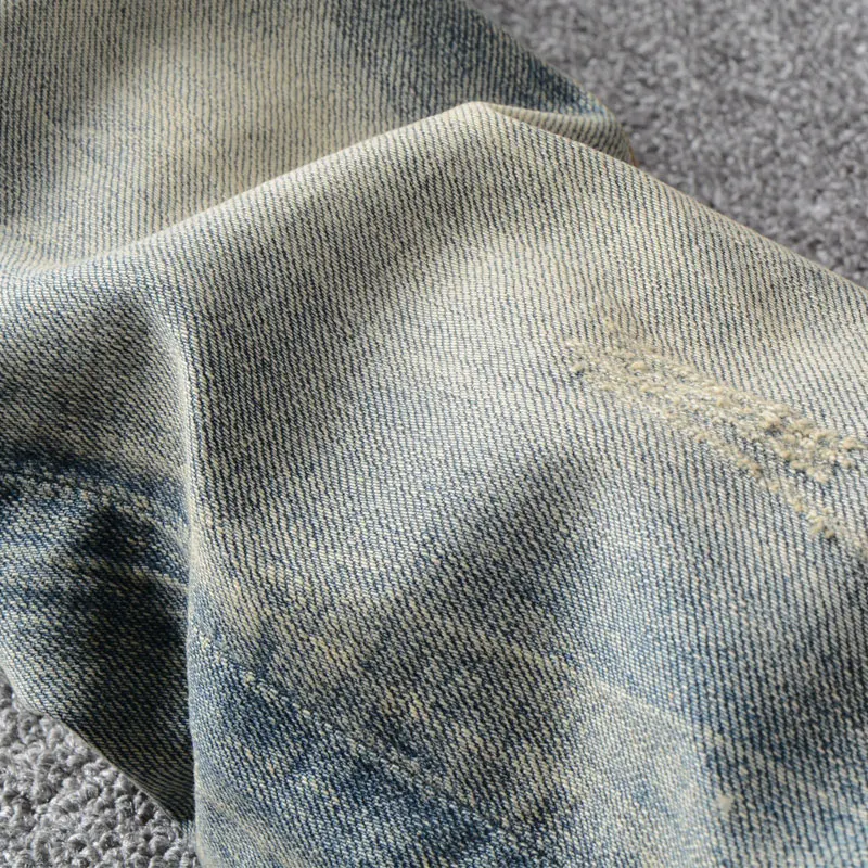 Vintage Classical Men Jeans Retro Washed Slim Fit Little Elastic Denim Pants 98% Cotton Fashion Jeans Men Basic Buttons Jeans
Vintage Classical Men Jeans Retro Washed Slim Fit Little Elastic Denim Pants 98% Cotton Fashion Jeans Men Basic Buttons Jeans