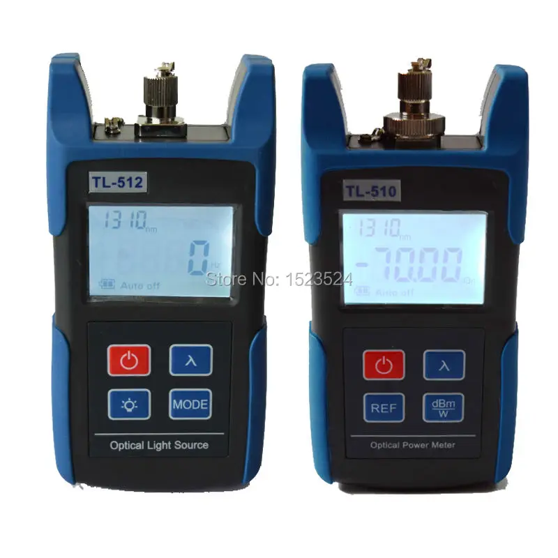 FTTH Optical Multimeter TL510A Optical Power Meter + TL512 1310/1550nm Optical Light Source
FTTH Optical Multimeter TL510A Optical Power Meter + TL512 1310/1550nm Optical Light Source