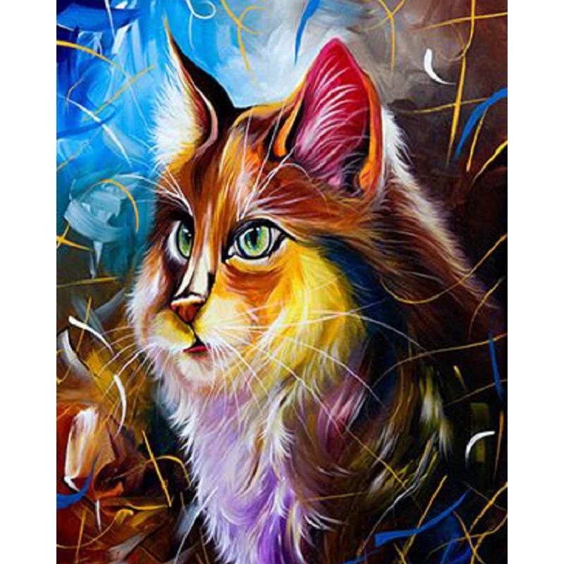 YIKEE Painting Diamond Cat Handmade Needlework DIY Diamond Embroidery Mosaic Rhinestone Picture y383
YIKEE Painting Diamond Cat Handmade Needlework DIY Diamond Embroidery Mosaic Rhinestone Picture y383