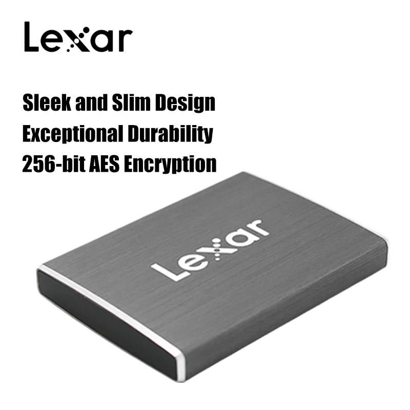 Внешний ssd Lexar type C USB 3 1 512 ГБ Портативный твердотельный накопитель 240 внешний