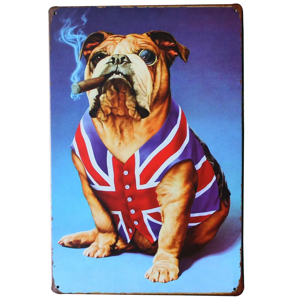Cute Smoking Dog Metal Tin Signs Vintage Iron Plate Painting Art Home Decor Poster For Bar Cafe Pub Wall Decoration 30x20cm A830
Cute Smoking Dog Metal Tin Signs Vintage Iron Plate Painting Art Home Decor Poster For Bar Cafe Pub Wall Decoration 30x20cm A830