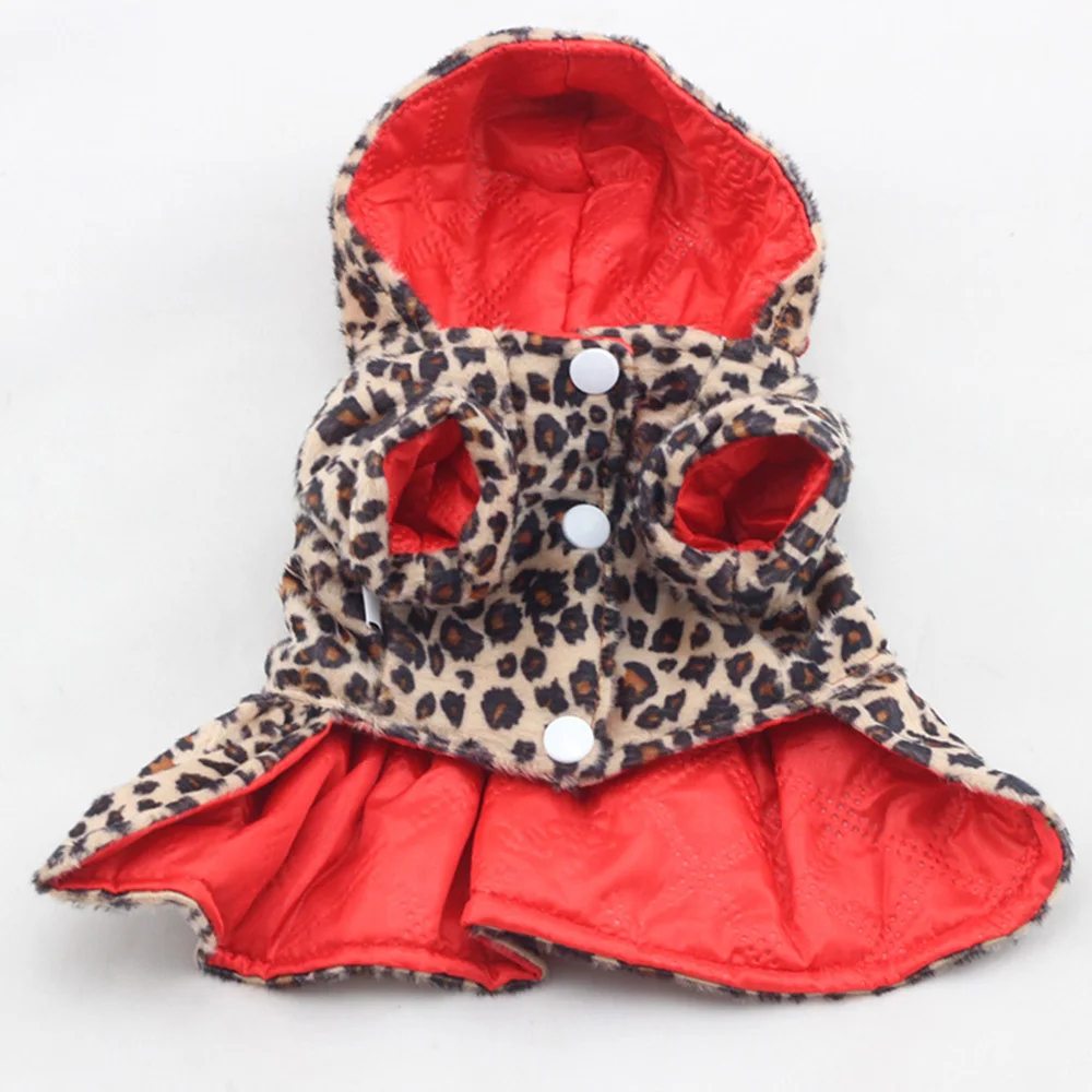 Pet Dogs Leopard Dress Tops Puppy Cotton Hoodie Woolen Round neck lovely winter pet dress Wear on both sides Leopard Clothes
Pet Dogs Leopard Dress Tops Puppy Cotton Hoodie Woolen Round neck lovely winter pet dress Wear on both sides Leopard Clothes