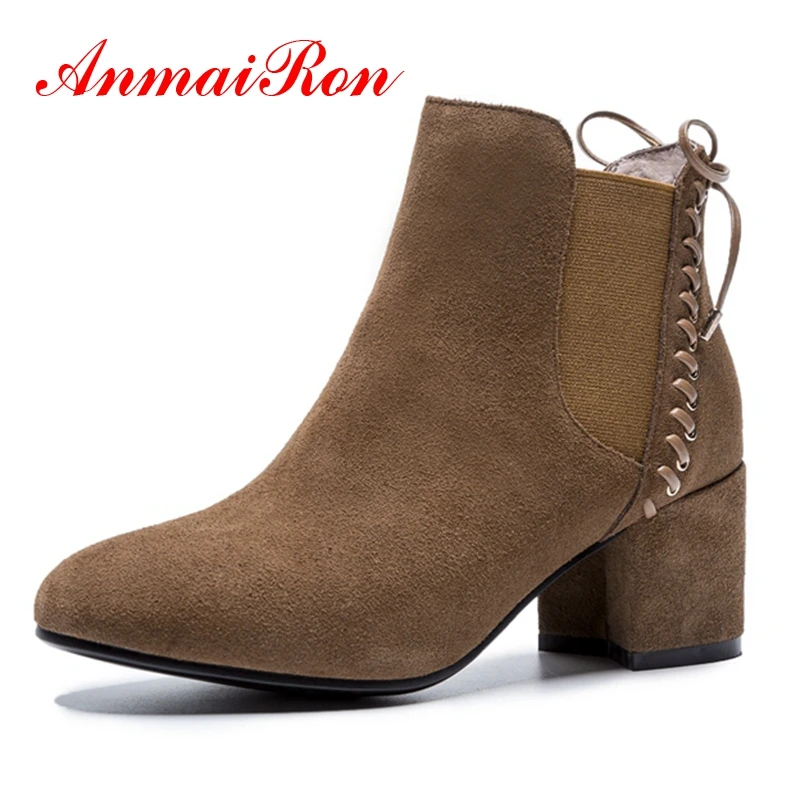 AnmaiRon Ankle Boots for Women zapatos de mujer bella hadid slip-on Ankle winter boots Big Size 34-39 ZYL1355 womens shoes
AnmaiRon Ankle Boots for Women zapatos de mujer bella hadid slip-on Ankle winter boots Big Size 34-39 ZYL1355 womens shoes