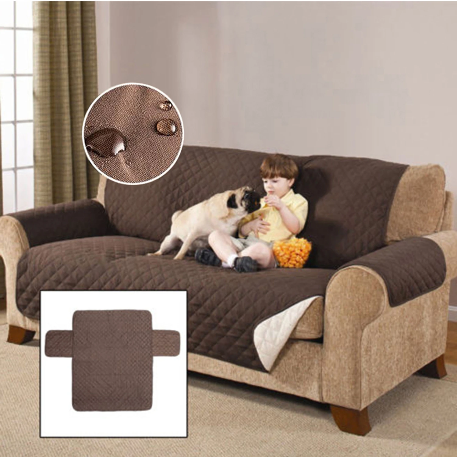 Sofa Couch Cover Chair Throw Pet Dog Kids Mat Furniture Protector Reversible Removable Armrest Slipcovers 1/2/3 Seat
Sofa Couch Cover Chair Throw Pet Dog Kids Mat Furniture Protector Reversible Removable Armrest Slipcovers 1/2/3 Seat