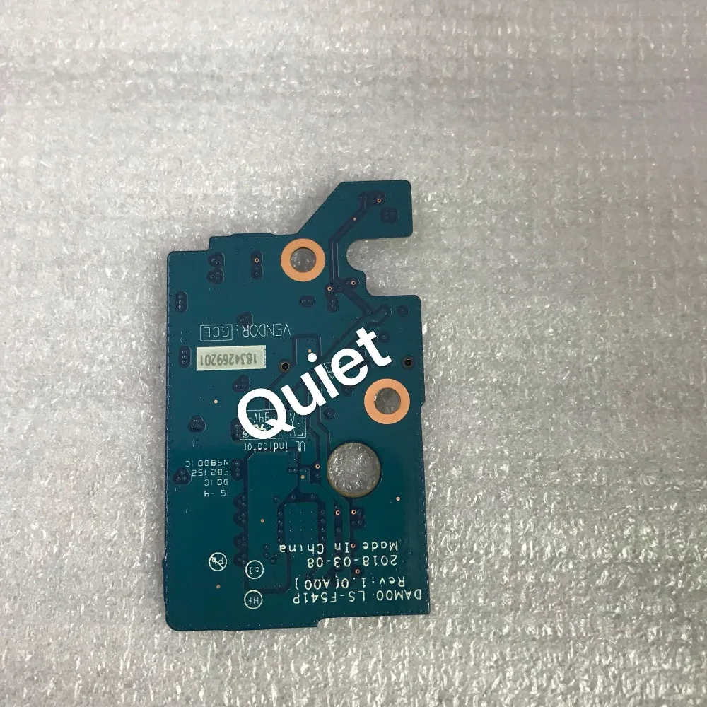 original Laptop Audio board For Dell XPS15 9570 Precision 5530 M5530 DAM00 Audio Jack Board LS-F541P 0WD50F WD50F
original Laptop Audio board For Dell XPS15 9570 Precision 5530 M5530 DAM00 Audio Jack Board LS-F541P 0WD50F WD50F