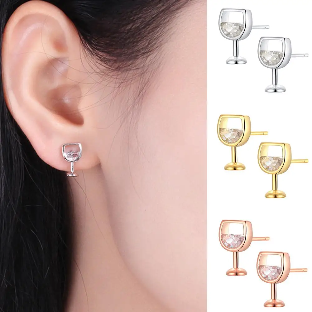 Fashion Simple Women's Earrings Hollow Wine Glass Cubic Zirconia Ear Stud Earrings Jewelry Gifts hot
Fashion Simple Women's Earrings Hollow Wine Glass Cubic Zirconia Ear Stud Earrings Jewelry Gifts hot