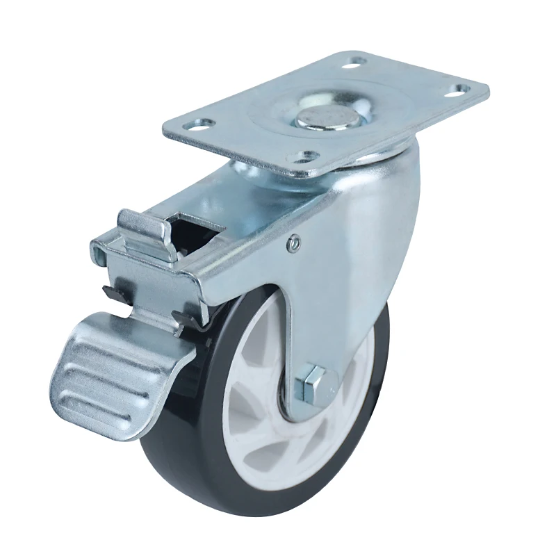 1Pcs 4-inch Furniture Swivel Flat-Panel PU Casters With Brake Office Chair Swivel Caster Wheel Metal Heavy Bearing Wheel
1Pcs 4-inch Furniture Swivel Flat-Panel PU Casters With Brake Office Chair Swivel Caster Wheel Metal Heavy Bearing Wheel