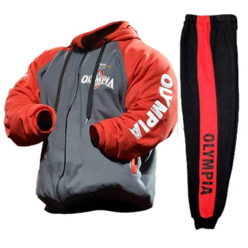 New 2018 Autumn Men's Fashion Running New fashion Gyms sportswear Men Set Zipper Hooded Long Sleeve Sweatshirt+Pants 2 Piece Set
New 2018 Autumn Men's Fashion Running New fashion Gyms sportswear Men Set Zipper Hooded Long Sleeve Sweatshirt+Pants 2 Piece Set