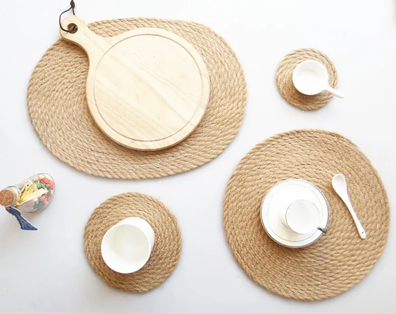 Placemat Pad Coasters Kitchen Table Mats Cotton Linen Knitting Bowl Mats Padding Mat Insulation Pad Round Placemats Handmade -30
Placemat Pad Coasters Kitchen Table Mats Cotton Linen Knitting Bowl Mats Padding Mat Insulation Pad Round Placemats Handmade -30