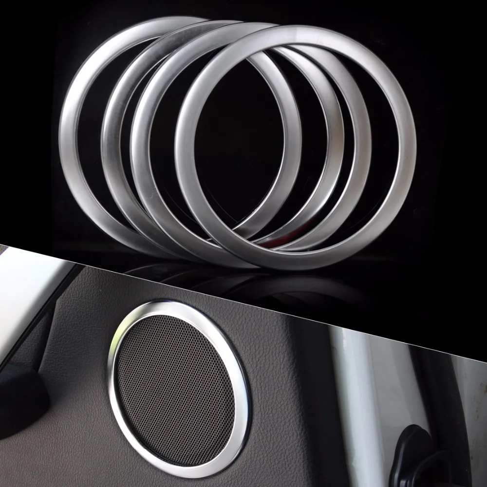 DWCX 4Pcs Chrome Silver Interior Door Stereo Speaker Sound Trim Cover Decoration Ring For BMW 3 Series F30 F34 320i 328i 2012+
DWCX 4Pcs Chrome Silver Interior Door Stereo Speaker Sound Trim Cover Decoration Ring For BMW 3 Series F30 F34 320i 328i 2012+