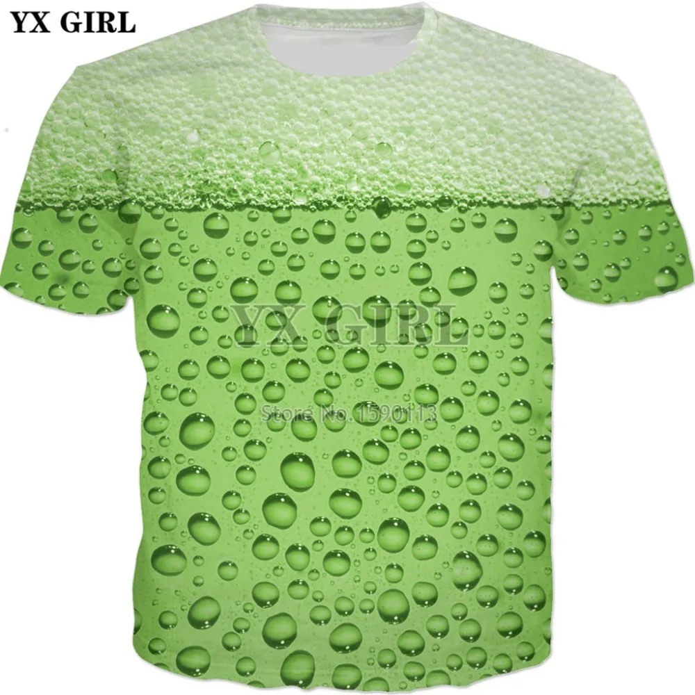 YX GIRL Brand clothing Drop shipping 2018 new arrival summer t-shirt Harajuku T shirts Beer bubble Print 3D Mens Womens t shirt
YX GIRL Brand clothing Drop shipping 2018 new arrival summer t-shirt Harajuku T shirts Beer bubble Print 3D Mens Womens t shirt