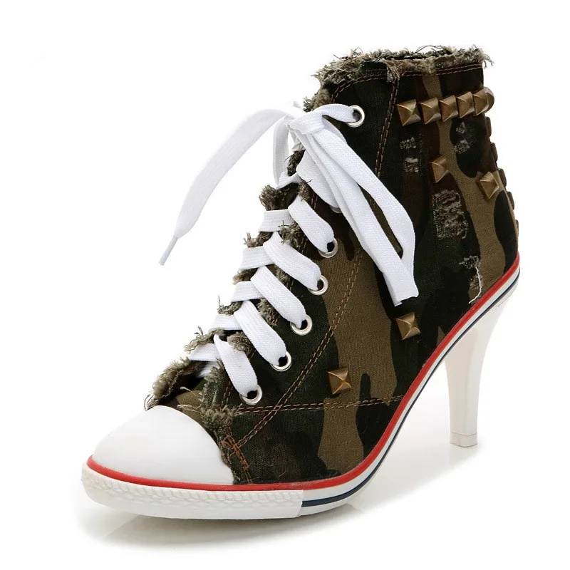 Women Pumps Fashion Rivet Women Thin Heels Shoes High Qualiy High Heels Pointed Toe Lady Comfort Shoes Women Lace Up Pumps
Women Pumps Fashion Rivet Women Thin Heels Shoes High Qualiy High Heels Pointed Toe Lady Comfort Shoes Women Lace Up Pumps