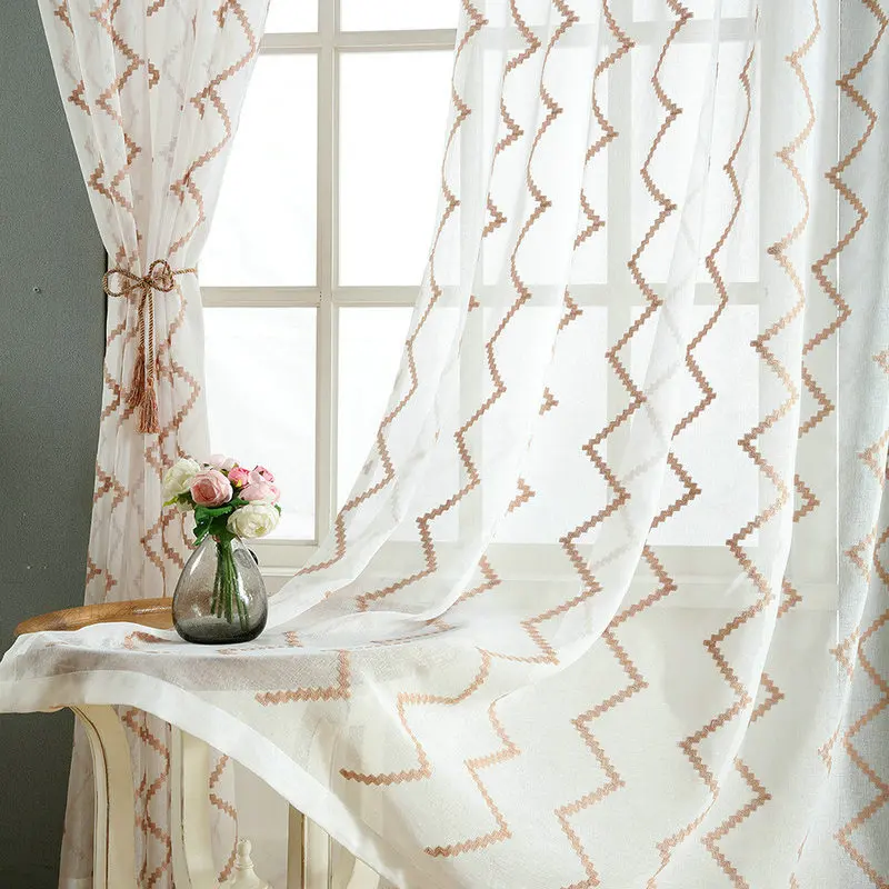 Solid White Yarn Geometric Pattern European Embroidered Tulle for Living Room Bedroon Home Decor Window Sheers 100% polyester
Solid White Yarn Geometric Pattern European Embroidered Tulle for Living Room Bedroon Home Decor Window Sheers 100% polyester