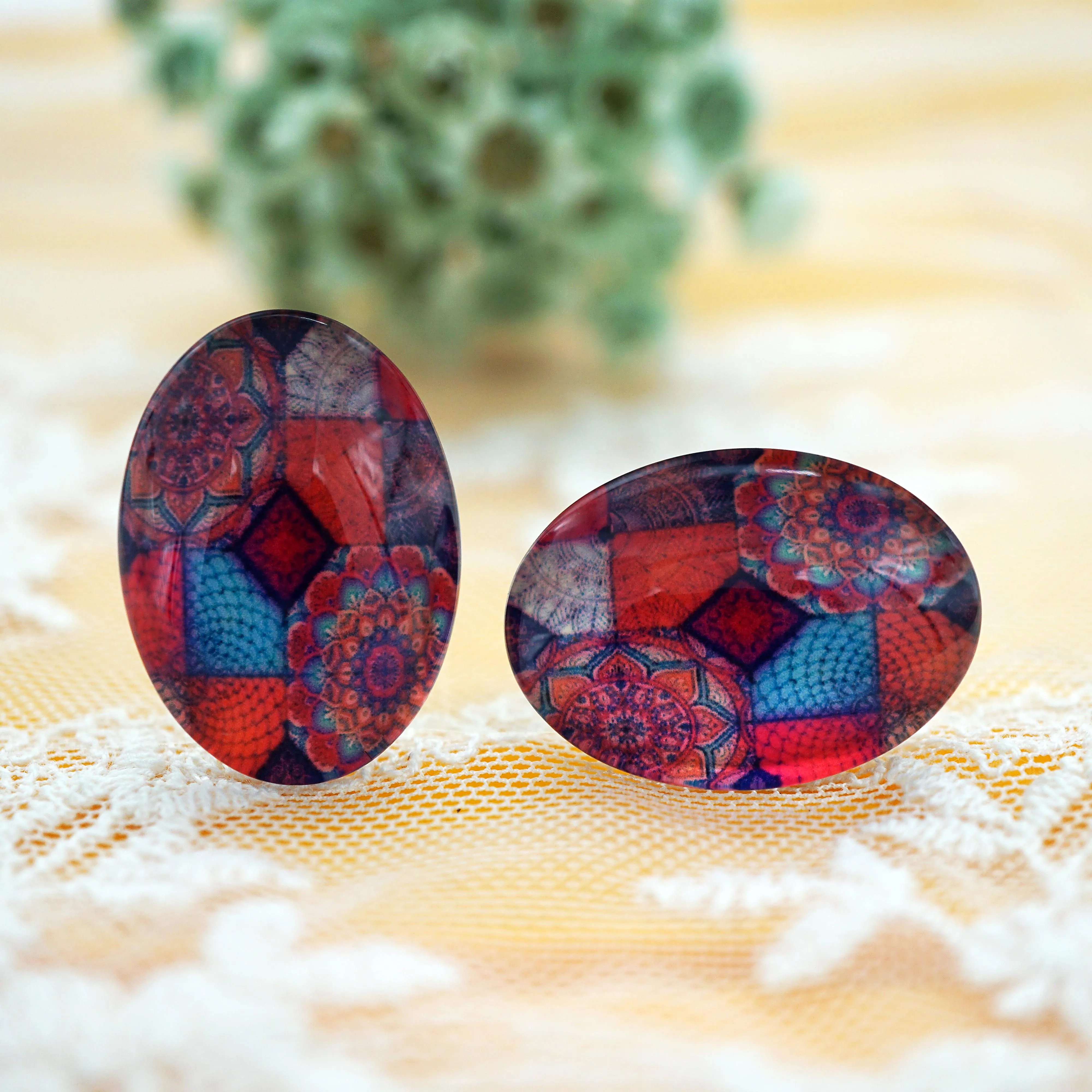 10PCS/lot oval 13MM X 18MM Glass Cabochon for bracelet necklace women earring rings brooch DIY Jewelry hand made supply
10PCS/lot oval 13MM X 18MM Glass Cabochon for bracelet necklace women earring rings brooch DIY Jewelry hand made supply