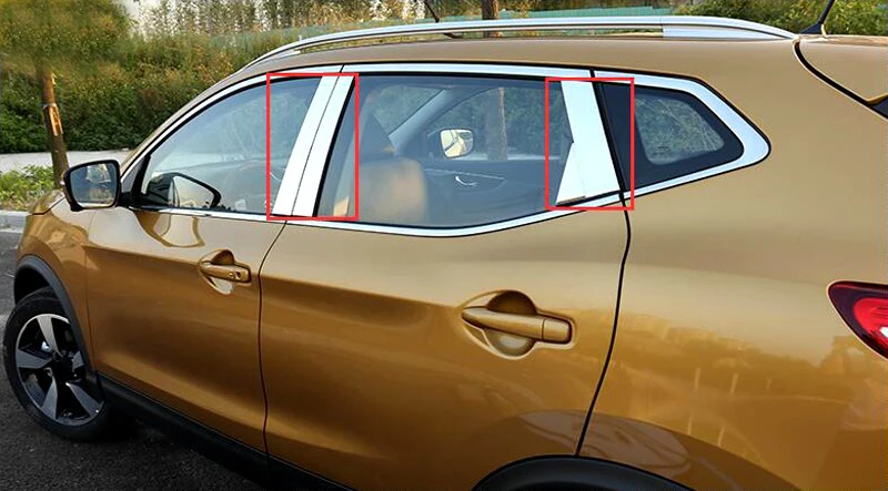 Высококачественная подходящая для Nissan Qashqai 2015 2016 нержавеющая хромированная отделка для центральной стойки оконная Отделка Внешний Стайлинг автомобиля 6 шт.
Высококачественная подходящая для Nissan Qashqai 2015 2016 нержавеющая хромированная отделка для центральной стойки оконная Отделка Внешний Стайлинг автомобиля 6 шт.