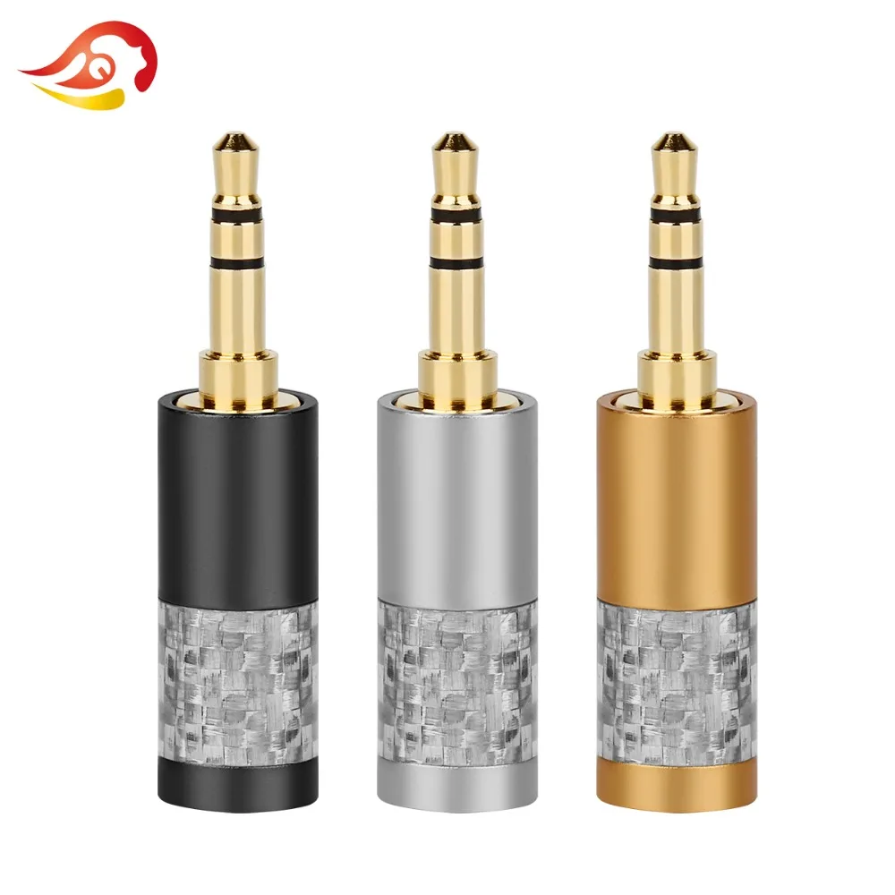 QYFANG 3.5mm Carbon Fiber 3/4 Poles Stereo Audio Jack Mini Earphone Plug Headphone Solder Wire Connector 90 Degree Bend Plugs
QYFANG 3.5mm Carbon Fiber 3/4 Poles Stereo Audio Jack Mini Earphone Plug Headphone Solder Wire Connector 90 Degree Bend Plugs