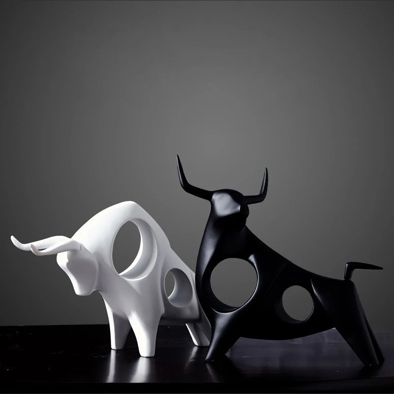 Nordic Style Ceramic bull Ornaments Animal Home Decoration Crafts Decorative Furnishings ornament Living room wine cabinet decor
Nordic Style Ceramic bull Ornaments Animal Home Decoration Crafts Decorative Furnishings ornament Living room wine cabinet decor