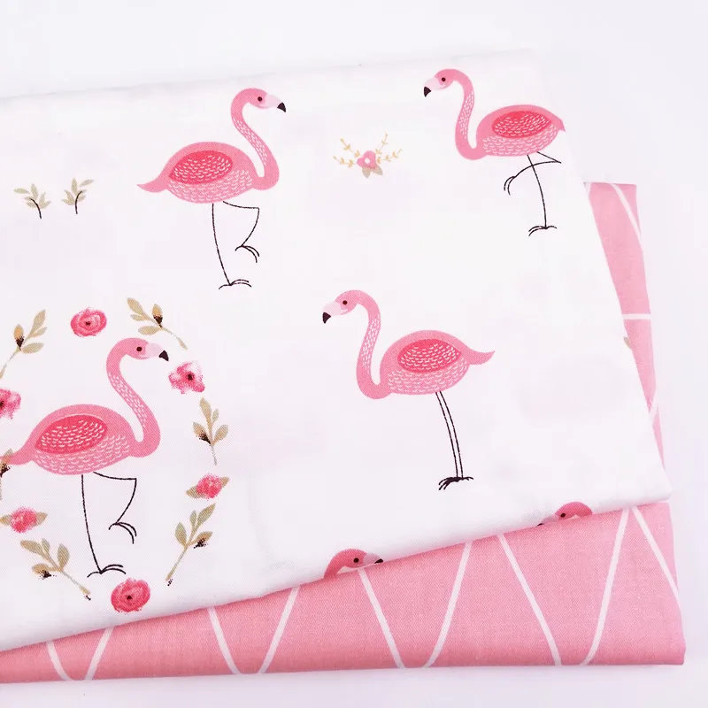 Hot Printed Flamingo Kids Twill Cotton Fabric,Patchwork Cloth for DIY Sewing Quilting Fat Quarters Material For Baby&Child
Hot Printed Flamingo Kids Twill Cotton Fabric,Patchwork Cloth for DIY Sewing Quilting Fat Quarters Material For Baby&Child