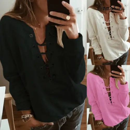 2018 Autumn New Fashion Ladies Casual Long Sleeve Cross-Tied Hoodies Solid Long Sleeves Hoodies
2018 Autumn New Fashion Ladies Casual Long Sleeve Cross-Tied Hoodies Solid Long Sleeves Hoodies
