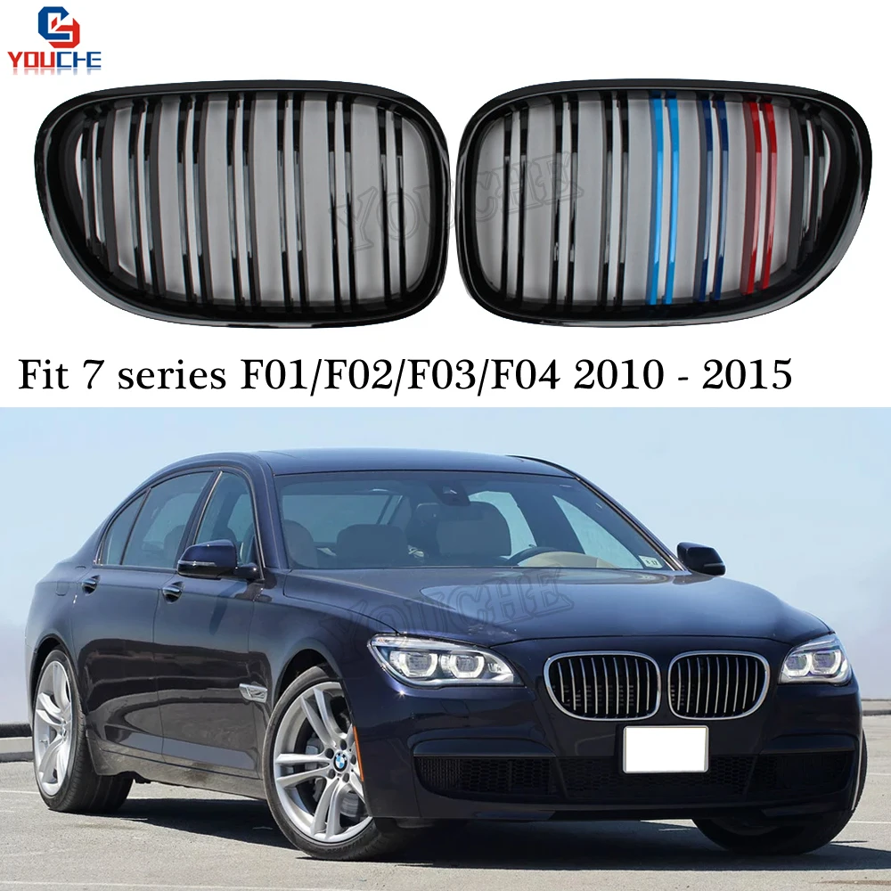 F01 Gloss M tri цветная Передняя фотолампа для BMW 7 серии F02 F03 F04 sedan 740i 740Li 750i 750Li 2010
