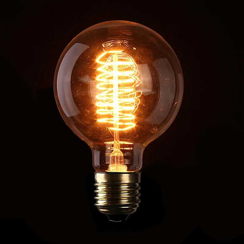 E27 E26 40W Retro Edison Filament Bulb G95 Wire wrapped Light Decorative Lamp 220V 240V 4pcs/lot
E27 E26 40W Retro Edison Filament Bulb G95 Wire wrapped Light Decorative Lamp 220V 240V 4pcs/lot