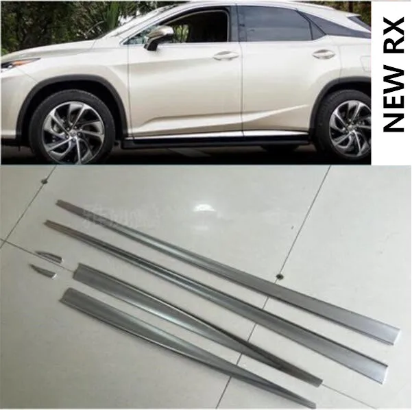 ABS Chrome For Car Side Door Body Protector Molding Cover Trim Fits For Lexus RX200T RX300 RX450H 2016 2017 2018 2019
ABS Chrome For Car Side Door Body Protector Molding Cover Trim Fits For Lexus RX200T RX300 RX450H 2016 2017 2018 2019