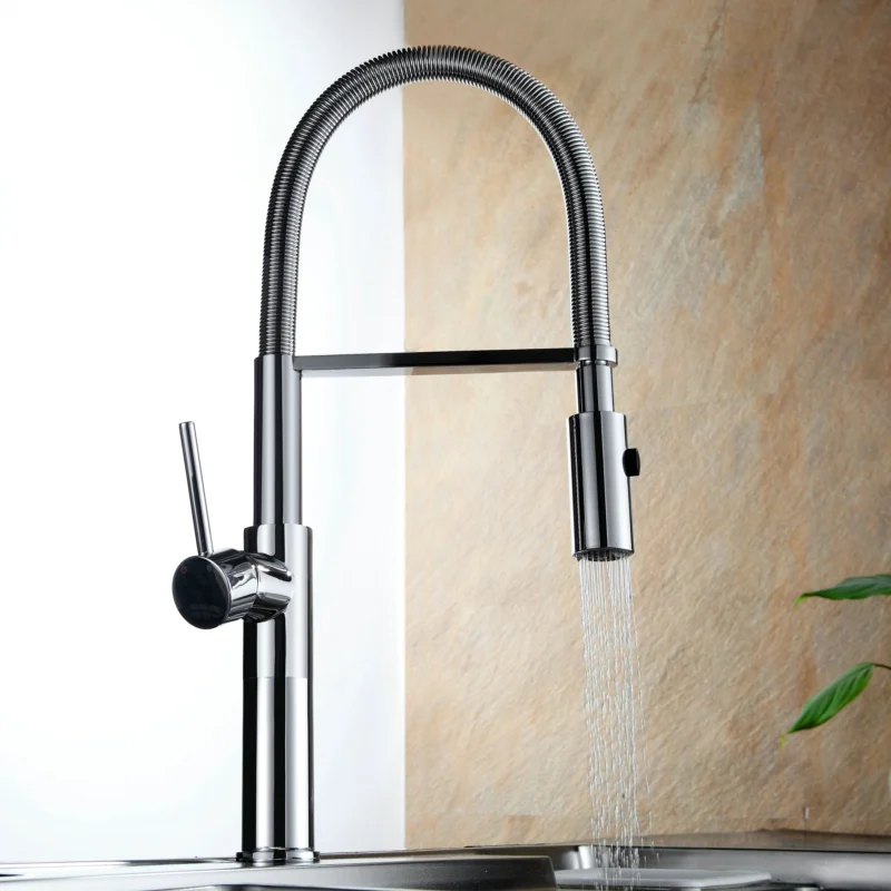 BECOLA New Design Chrome Modern pull down kitchen sink Mixer Tap Pull Out Down Kitchen Faucet 360 Swivel faucet BR-9203
BECOLA New Design Chrome Modern pull down kitchen sink Mixer Tap Pull Out Down Kitchen Faucet 360 Swivel faucet BR-9203