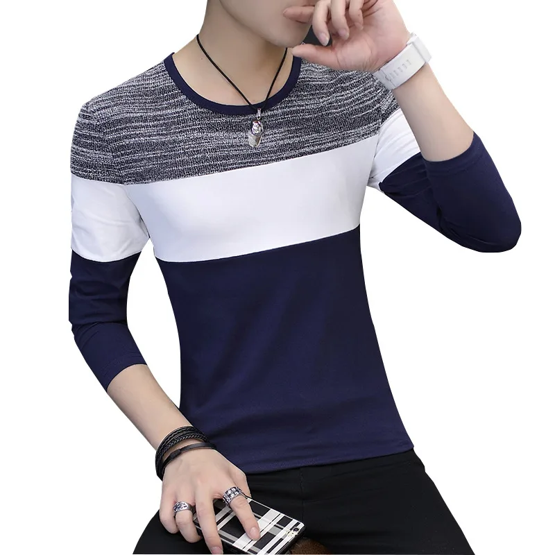 Spring Autumn New Men's Long Sleeve T-shirt Men's Leisure Bottom O-neck Regular Striped Pink Grey Black Tshirts Free Ship
Spring Autumn New Men's Long Sleeve T-shirt Men's Leisure Bottom O-neck Regular Striped Pink Grey Black Tshirts Free Ship