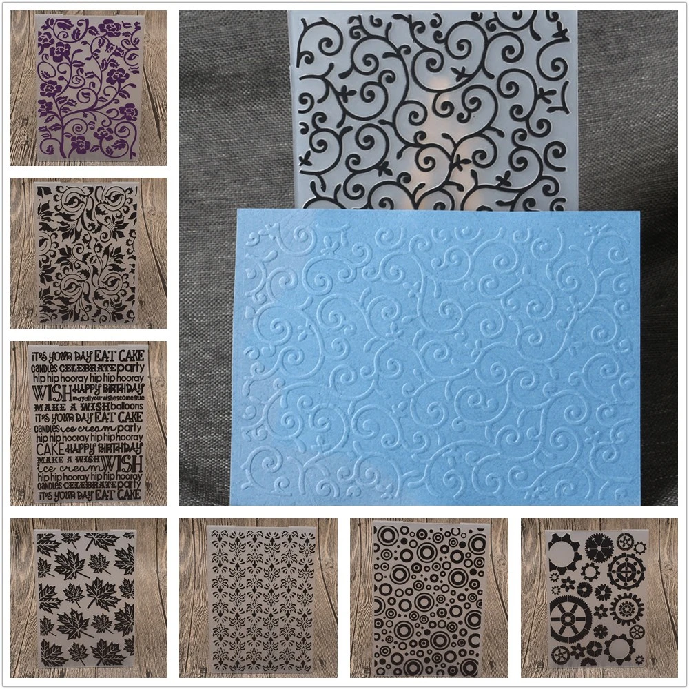 Heart Flower Lace Leaves Plastic Embossing Folder for Scrapbooking Album Decoration DIY Paper Birthday Card Making
Heart Flower Lace Leaves Plastic Embossing Folder for Scrapbooking Album Decoration DIY Paper Birthday Card Making