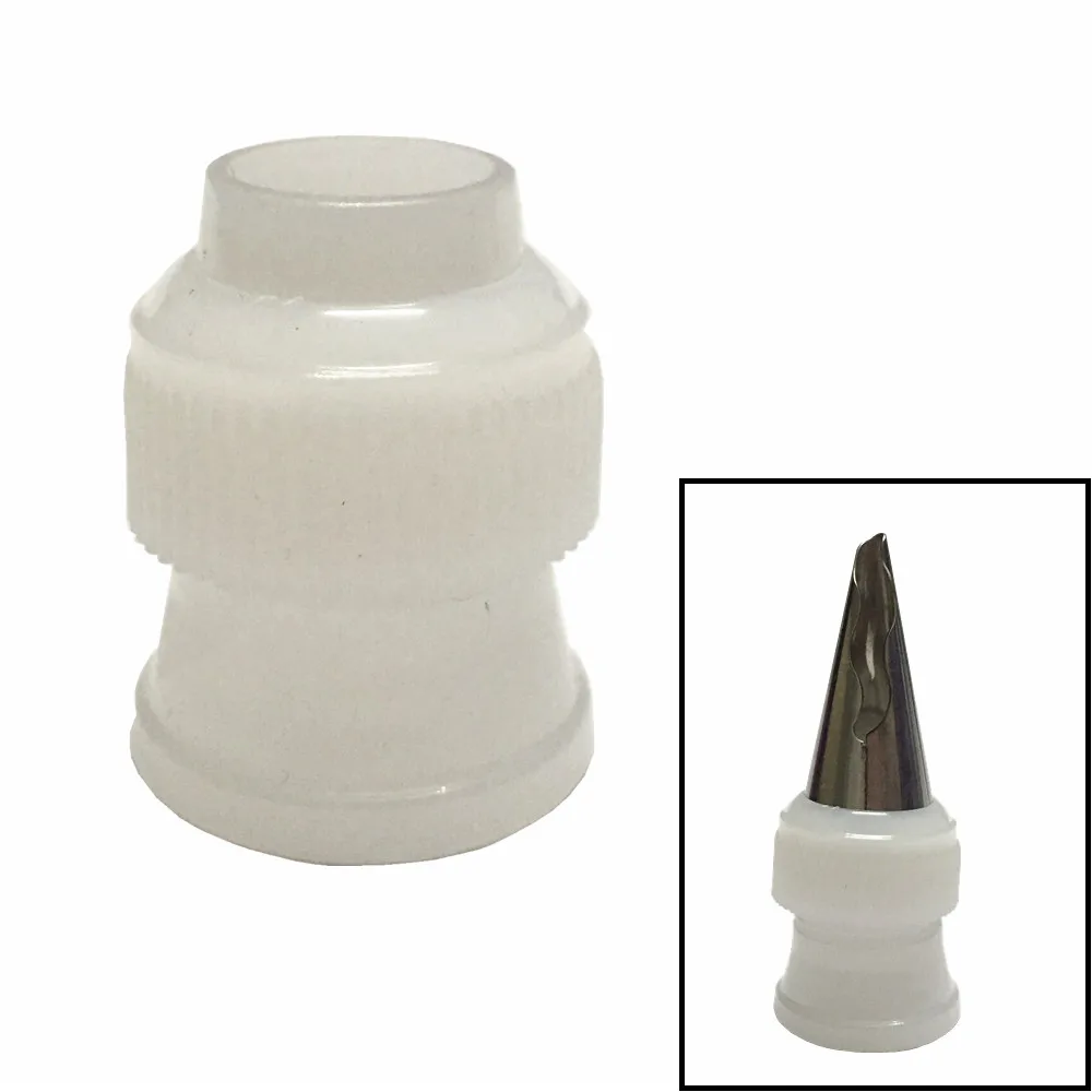 1PCS Icing Piping Decorating Nozzle Converter Adapter Fondant Cake Baking Tool Pastry Converter Cake Decorating tools small size
1PCS Icing Piping Decorating Nozzle Converter Adapter Fondant Cake Baking Tool Pastry Converter Cake Decorating tools small size