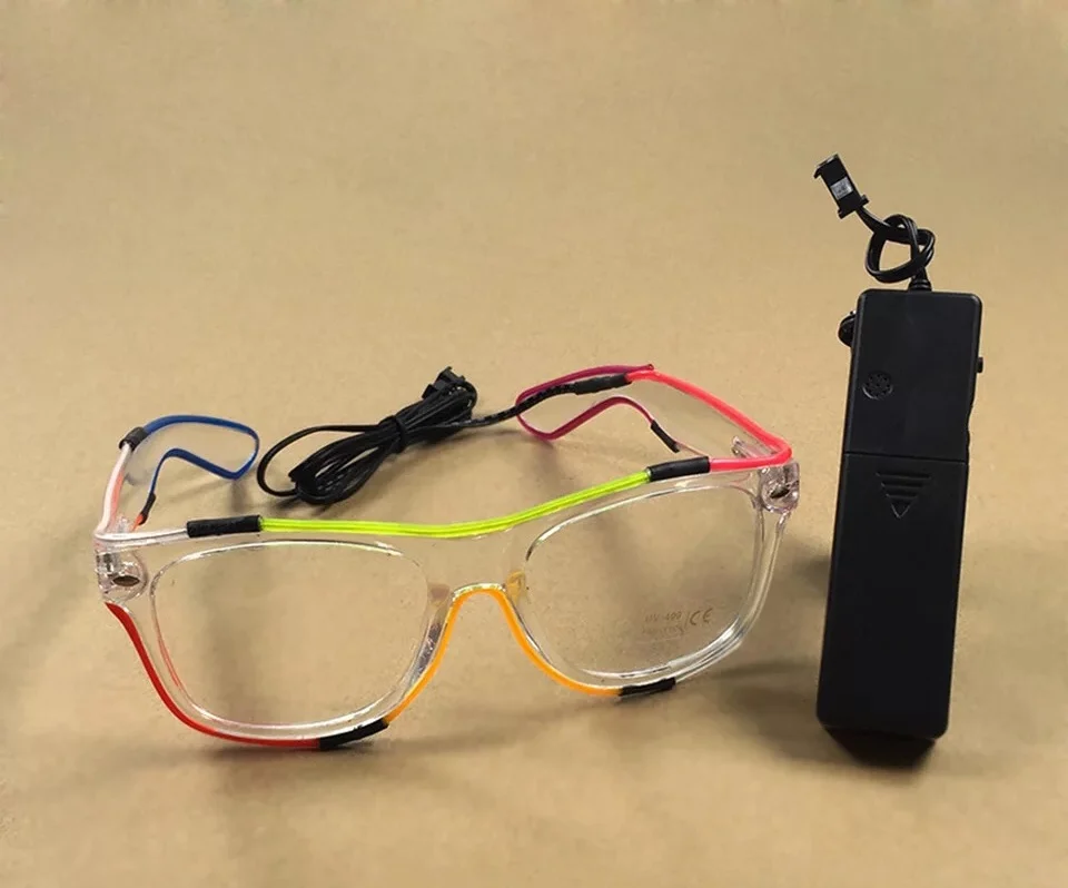 LED Light Up Shutter new arrival Glow Glasses Rave Costume Party DJ Bright SunGlasses
LED Light Up Shutter new arrival Glow Glasses Rave Costume Party DJ Bright SunGlasses