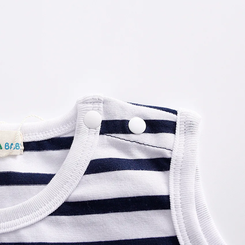 0-18M Newborn clothing Summer sleeveless rompers Baby Girls navy striped triangle vest skirt jumpsuit Baby Boys jumpsuit
0-18M Newborn clothing Summer sleeveless rompers Baby Girls navy striped triangle vest skirt jumpsuit Baby Boys jumpsuit