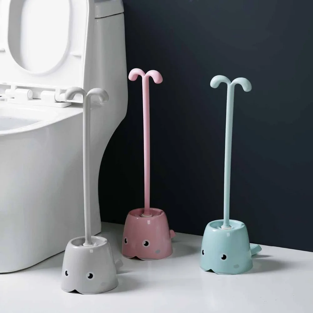 OTHERHOUSE Lovely Toilet Brush Set Toilet Cleaning Brush With Holder Whale Shape Scrubber Home Cleaning Tools
OTHERHOUSE Lovely Toilet Brush Set Toilet Cleaning Brush With Holder Whale Shape Scrubber Home Cleaning Tools