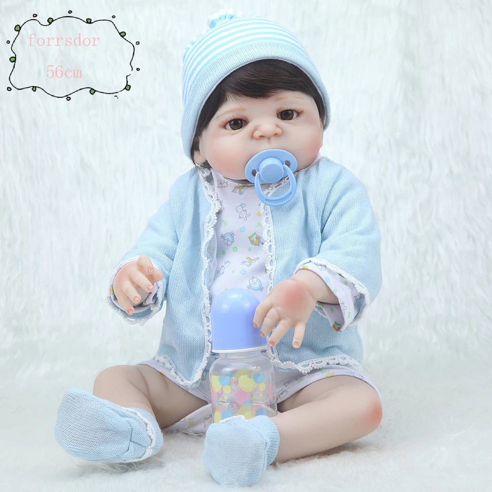 Forrsdor 22" Full Silicone reborn doll baby boy doll reborn for children xmas gift bebe alive bonecas reborn de silicone inteiro
Forrsdor 22" Full Silicone reborn doll baby boy doll reborn for children xmas gift bebe alive bonecas reborn de silicone inteiro