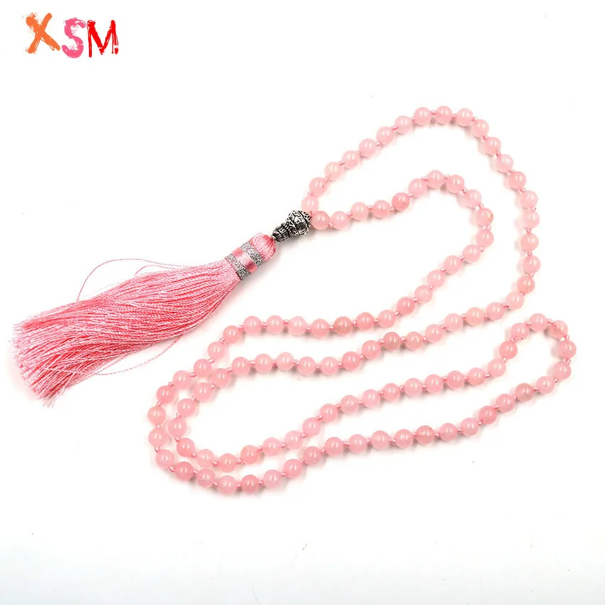 xinshangmie Bohemian Natural Rose Quartzs108 Beads Necklace Buddhist Prayer Mala Prayer Beaded Reiki Buddha Charm Tassel Necklac
xinshangmie Bohemian Natural Rose Quartzs108 Beads Necklace Buddhist Prayer Mala Prayer Beaded Reiki Buddha Charm Tassel Necklac