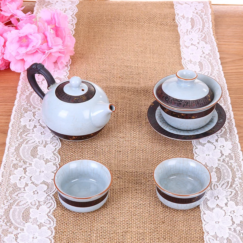 New 275cm*30cm Jute Table Runner White Lace Burlap Fabric For Wedding Chair Sashes Burlap Ribbon Hessian DIY Supply
New 275cm*30cm Jute Table Runner White Lace Burlap Fabric For Wedding Chair Sashes Burlap Ribbon Hessian DIY Supply