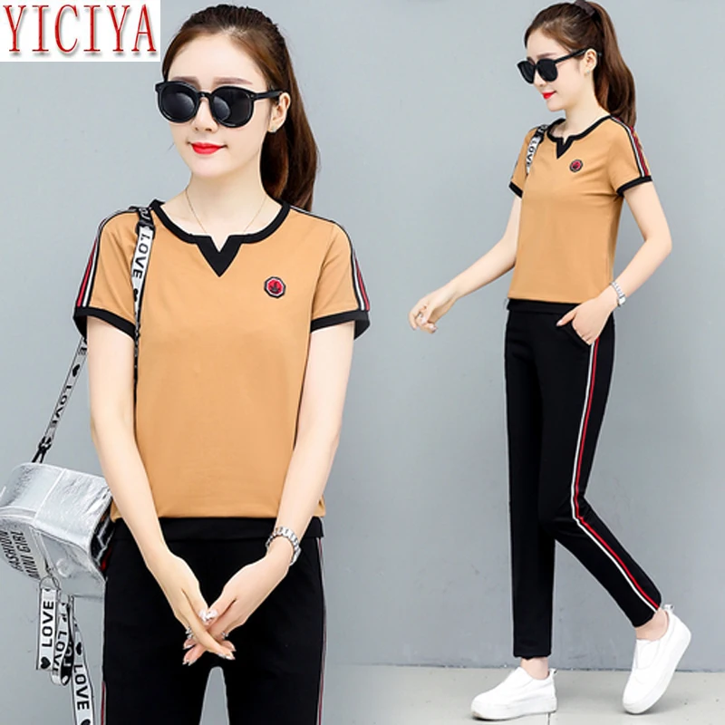 YICIYA Two Piece Set Tracksuits for Women Outfit Sportswear Summer Co-ord Set Top and Wide Pants Suits Plus Size Black Clothing
YICIYA Two Piece Set Tracksuits for Women Outfit Sportswear Summer Co-ord Set Top and Wide Pants Suits Plus Size Black Clothing