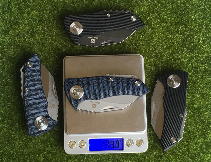 Bear claw Original Parrot D2 steel bearing folding knife G10 Handle Hunting outdoor camping survive pocket fruit knives EDC tool
Bear claw Original Parrot D2 steel bearing folding knife G10 Handle Hunting outdoor camping survive pocket fruit knives EDC tool