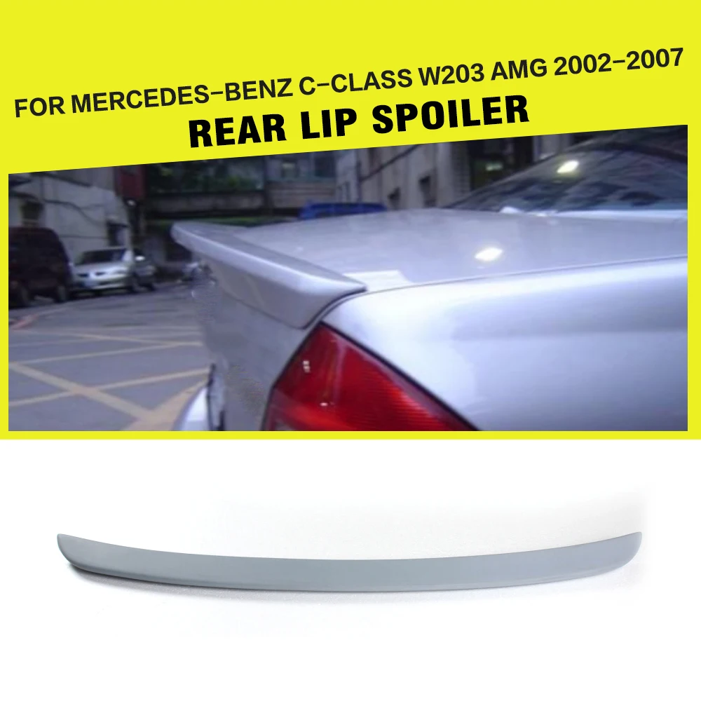 Rear Boot Lip Spoiler Trunk Sticker Wing For Benz C-Class W203 AMG Sedan 2002-2007 PU Unpainted Primer Grey
Rear Boot Lip Spoiler Trunk Sticker Wing For Benz C-Class W203 AMG Sedan 2002-2007 PU Unpainted Primer Grey