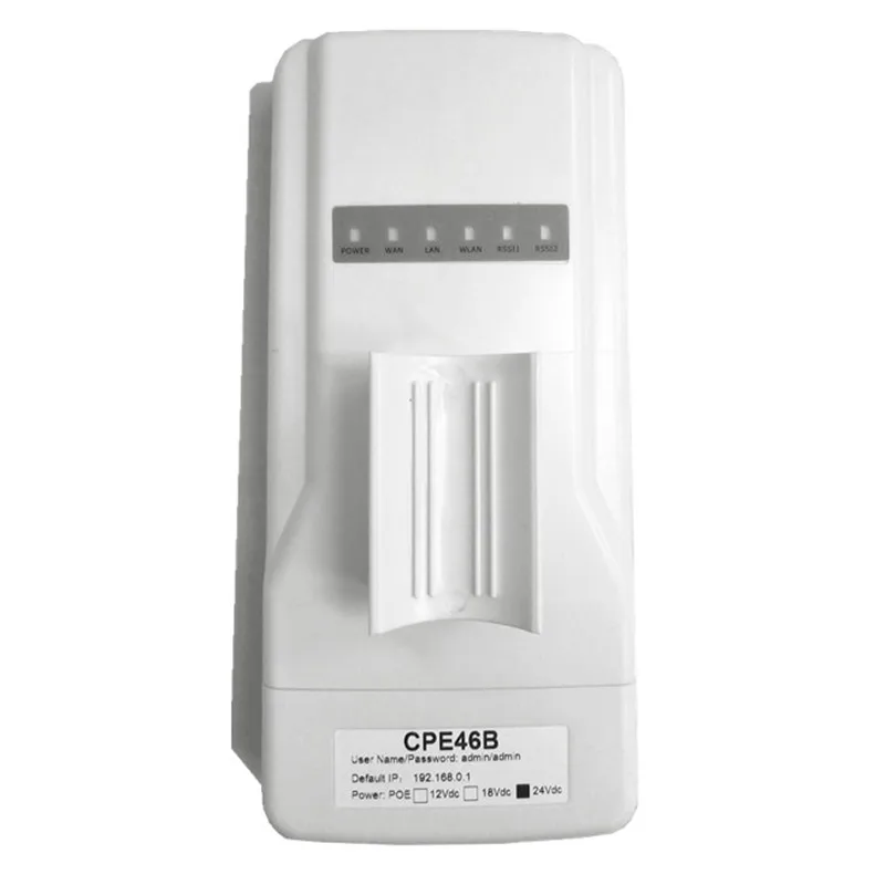9344 9531 Chipset WIFI Router WIFI Repeater Lange Bereik 300Mbps5.8G2KM Outdoor AP Router CPE AP Bridge Client Router repeater
9344 9531 Chipset WIFI Router WIFI Repeater Lange Bereik 300Mbps5.8G2KM Outdoor AP Router CPE AP Bridge Client Router repeater
