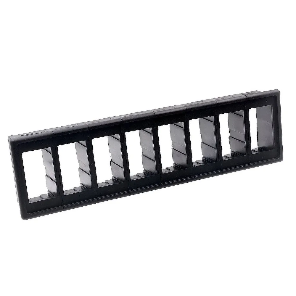 2021 New 8 Group Rocker Switch Housing Clip Panel Assembly Holder ABS Material For Car RV Boat
2021 New 8 Group Rocker Switch Housing Clip Panel Assembly Holder ABS Material For Car RV Boat