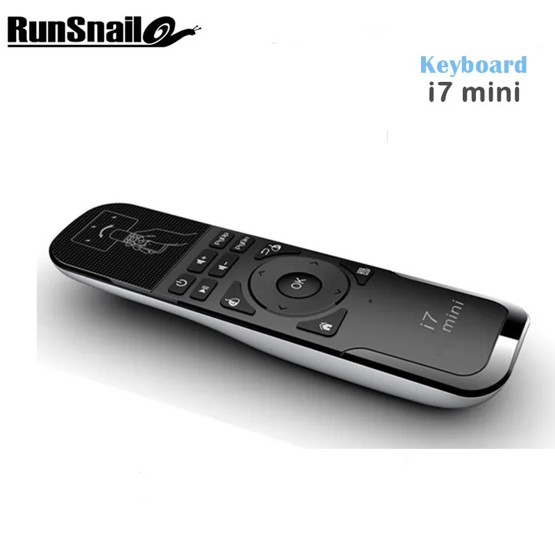 Мини i7 Fly Air Mouse USB 2 4 ГГц беспроводной пульт дистанционного управления для ПК/Smart