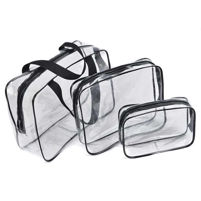 Fashion Women Clear Cosmetic Bags PVC Toiletry Bags Travel Organizer Necessary Beauty Case Makeup Bag Bath Wash Make Up Box
Fashion Women Clear Cosmetic Bags PVC Toiletry Bags Travel Organizer Necessary Beauty Case Makeup Bag Bath Wash Make Up Box