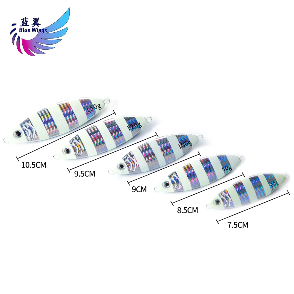 ILURE 4pcs/lot 60g/80/100g/120g/150g Deep Sea Fishing Lure Wobbler Metal Lead Jig Jigging Bait Luminous With Two Hooks Pesca
ILURE 4pcs/lot 60g/80/100g/120g/150g Deep Sea Fishing Lure Wobbler Metal Lead Jig Jigging Bait Luminous With Two Hooks Pesca