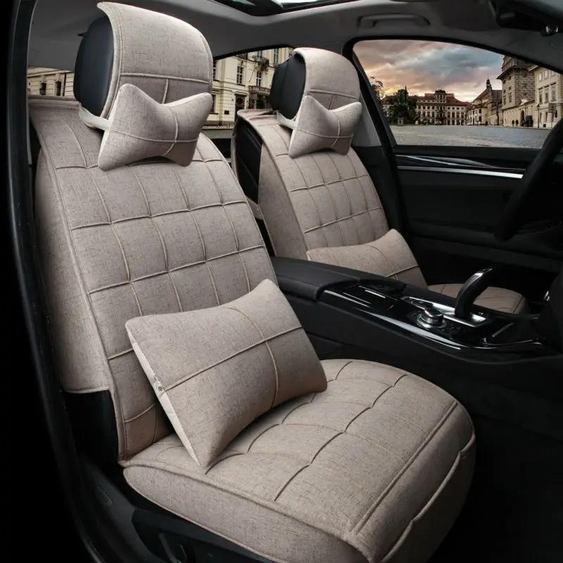 Автомобильные льняные подушки для Wrangler sahara Liberty Grand Cherokee Lincoln navigator Town car MKX Solstice