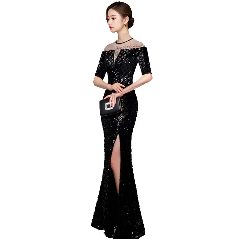 Party Evening Long Cheongsam Retro Sexy Slim Dress Marriage Gown Chinese Style Wedding Qipao Fashion Lady Clothes Vestido
Party Evening Long Cheongsam Retro Sexy Slim Dress Marriage Gown Chinese Style Wedding Qipao Fashion Lady Clothes Vestido