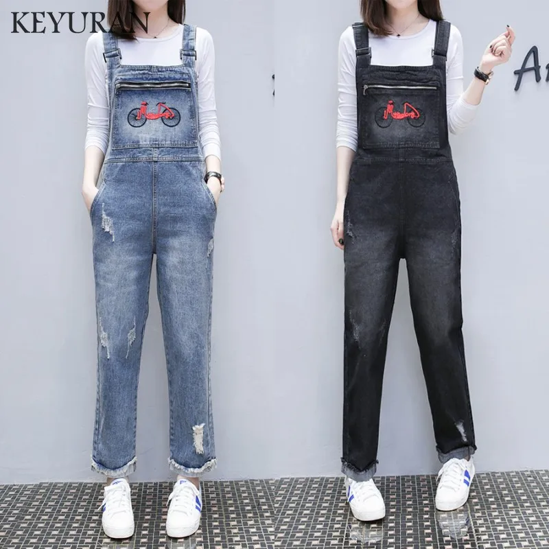 New Brand Boyfriend Jeans Women Hole Jumpsuit Denim Romper Overalls Casual Trousers Vaqueros Basic Denim Pants Rompers Female
New Brand Boyfriend Jeans Women Hole Jumpsuit Denim Romper Overalls Casual Trousers Vaqueros Basic Denim Pants Rompers Female