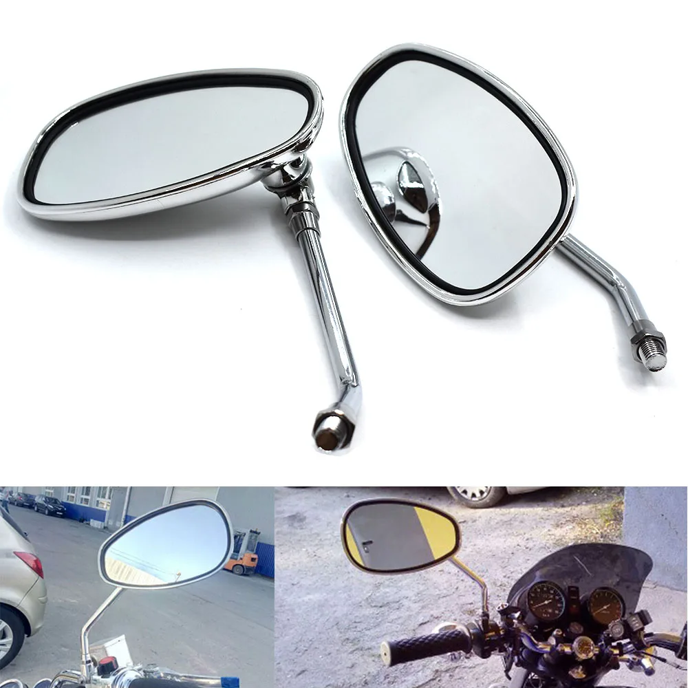 Motorcycle Mirrors 10mm Universal Rear View Mirrors Oval Street Bike Side Mirror FOR Suzuki stimulate 400 Bandit 250/400 GSX400
Motorcycle Mirrors 10mm Universal Rear View Mirrors Oval Street Bike Side Mirror FOR Suzuki stimulate 400 Bandit 250/400 GSX400